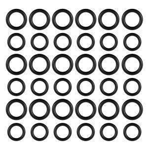 Lot de 80 joints toriques-2 tailles-Rondelles en caoutchouc-Joint plat-Kit de joints toriques-Kit de joints &eacute;lectriques pour hydraulique &eacute;lectrique,sanitaire,rondelles d'&eacute;tanch&eacute;it&eacute; - Neuf