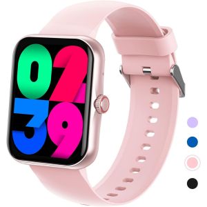 Fitness Tracker Montre Intelligente Sport Pour Enfants Avec Assistant Vocal D'Appels Bluetooth, 100 Modes De Sport, Moniteur De Sommeil, Podom&egrave;tre Pour Ios Android - Neuf