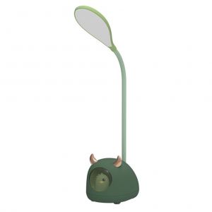 Hjlian Lampe De Bureau Led Rechargeable Par Usb, Motif Animal De Dessin Anime, Protection Des Yeux, Lampe De Chevet Portable Pour Chambre D'enfant - Neuf