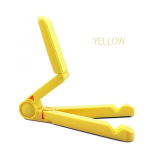 Support De Tablette Universel Pliable,Simple,Facile À Transporter,Support Fixe Pour Téléphone Portable,Pour Ipad Samsung Xiaomi De 4 À 11 Pouces.Yellow. - Neuf