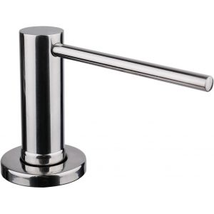 ERYI-Distributeur Savon Encastrable Pour Cuisine Et Salle De Bain, Avec Pompe En Acier Inoxydable, Bouteille De 500 Ml, Remplissage Du Haut, Finition Poli - Neuf