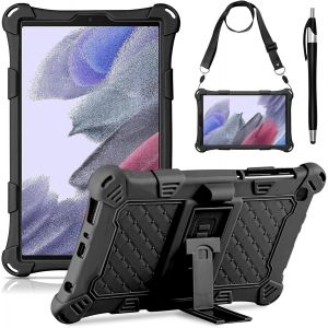 Eryi-Coque Pour Samsung Galaxy Tab A7 Lite 8,7 Pouces 2021 (Sm-T227, Sm-T225, Sm-T220) Housse Silicone Pour Enfant Étui Avec Stylus Pen Bandoulière Pour Smart Tab A7 Lite 2021 - Neuf