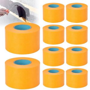 10 Rouleaux Ruban de Masquage Peinture,50mm x 50m Peinture Masquage,Ruban Adhésif Polyvalent,Masquage Peinture pour la Peinture Décorative de Voiture (Or) - Neuf
