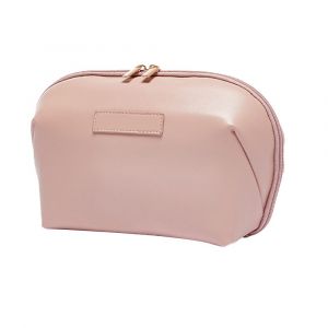 Sacoche de voyage pour appareils &eacute;lectroniques - Pochette pour c&acirc;ble USB et chargeur - Rose - Cuir PU - 11 poches - Poign&eacute;e - Neuf