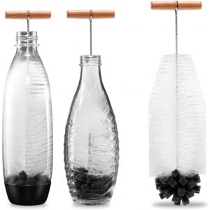 Chenquansarl-Goupillon Bouteille 35cm, Dense Pour Biberon, Gourde En Verre Et Bouteilles Étroites, Nettoyage Profond Sans Rayures Ni Résidus, Séchage Rapide & Poignée Ergonomique Certifié - Neuf