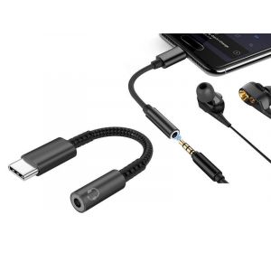 Adaptateur USB Type C vers prise casque 3,5 mm - Neuf