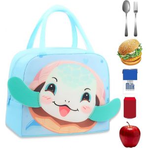 SUBZONAL-Sac &agrave; D&eacute;jeuner Isotherme de Haute Qualit&eacute;, Sac Repas Enfants, sac a dos isotherme enfant, sac &agrave; dos isotherme enfant, Sac &agrave; Lunch Portatif &agrave; Compartiments S&eacute;par&eacute;s R&eacute;utilisable Lunchbox - Neuf