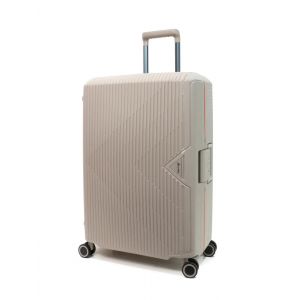 Valise Trolley Moyenne taille 67 cm Laitone Alpini Beige - Neuf