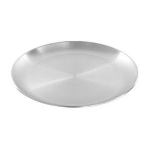 17cm En Acier Inoxydable Os Crachant Plat Argent Peu Profond Plateau En Métal Disque De Salle À Manger Assiette Ronde Dessert Vaisselle - Neuf