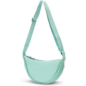 RFCBC-Sac Banane Femme Bandoulière,Crescent Nylon Bag,Crossbody Bag Women,Sac Besace Loisir,Banane Sacoche,Sac Porté épaule,Sac à BandoulièRe Casual,Sac à Main Portable Avec Fermeture éclair - Neuf