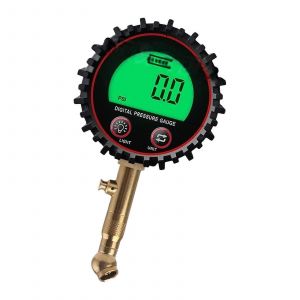 Manometre de pression des pneus a affichage numerique, ecran vert, leger, mesures precises, compatible avec tous les modeles de voitures - Neuf