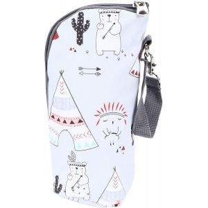Kalanka-Sac De Bouteille Isotherme Oxford, Porte-Biberon, Sac De Bouteille En Tissu R&eacute;utilisable, Chauffe-Biberon, Porte-Biberon Portable, Sac De Transport &Eacute;tanche Pour Boissons Au Lait, - Neuf
