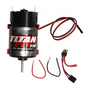 Moteur a balais 550 21T a faible bruit et dissipation thermique pour voiture RC, pour SCX10 90046, rouge - Neuf