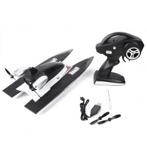 Bateau Telecommande 2,4 G, Jouet Electrique Rechargeable Pour Enfants - Neuf