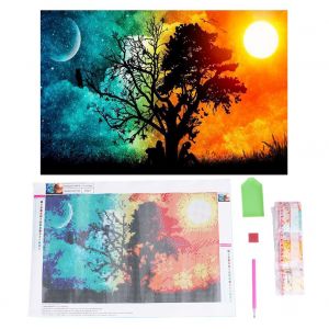 Kit De Broderie En Strass Fait A La Main, Peinture Au Point De Croix, Artisanat Pour Decoration Murale De Maison - Neuf