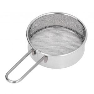Mini Tamis &Agrave; Farine Rond 304 En Acier Inoxydable Fin 40 Mailles Petite Passoire &Agrave; Farine Professionnelle Pour Les Boulangeries &Agrave; Domicile P&acirc;tisseries Une Mini Passoire &Agrave; Farine A-B - Neuf