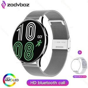 Nouvelle Montre Intelligente Hommes Femmes Bluetooth Appel Sport Étanche Fitness Tracker Fréquence Cardiaque Sommeil Montre Intelligente Pour Ios Android 2025.Silver Mesh.Bluetooth Call - Neuf