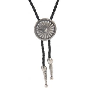 Trahoo-Cravate Bolo - Pendentif Cowboy Western Noir Vintage Turquoise Fait À La Main Pour Homme Et Femme, Noir , 70 Cm - Neuf