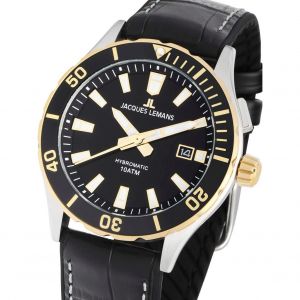 Mens Watch Jacques Lemans 1-2131c, Quartz, 43mm, 10atm - Neuf