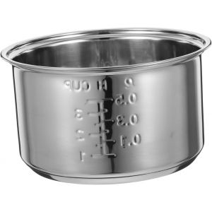 Subzonal-Cuve Int&eacute;rieure Acier Inoxydable 1,6 L Pot Pour Cuiseur &Agrave; Riz &Eacute;lectrique Cuisson Vapeur Mijot&eacute; Remplacement Accessoire M&eacute;nager - Neuf