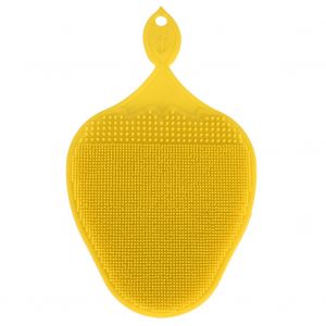 Hjlian Eponge A Vaisselle Double Face En Silicone, Outil De Nettoyage Multifonction Pour La Cuisine (Jaune) - Neuf
