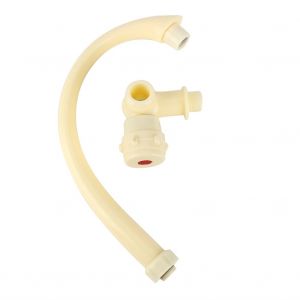 HJLIAN Robinet d'evier de cuisine a poignee unique en plastique ABS, robinet de lavabo a eau froide simple G1/2 - Neuf