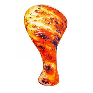 Coussin créatif en forme de cuisse de poulet, imitation nourriture, 18 cm, peluche, décoration pour la maison, cadeau - Neuf