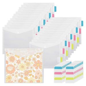 50pcs Scrapbook Papier Rangement Avec Boucle Design - Neuf
