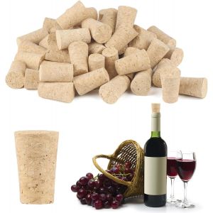 Mevronisshop-50 Pi&egrave;ces Bouchons En Li&egrave;ge Naturel, Conique Pour Bouteille De Vin, 22 * 16 * 35mm - Neuf