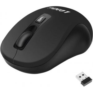 KALANKA-Souris sans Fil pour Ordinateur Portable Souris USB sans Fil Silencieuse Souris d&iquest;Ordinateur Optique, 4 Boutons, 1600DPI avec 3 Niveaux R&eacute;glables pour Windows/Mac/Macbook Pro/HP/Acer - Neuf