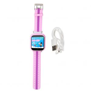 Montre Connectee Q750 Pour Enfants, Avec Gps Et Autonomie Ultra Longue (Rose) - Neuf