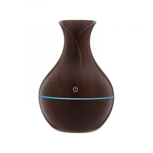 Humidificateur d'air de luxe pour huiles essentielles, diffuseur USB silencieux &agrave; brume fra&icirc;che, id&eacute;al pour la chambre, la maison et la voiture. Purificateur de parfum 130 ml. - Neuf
