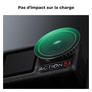Cpl Filters Polarizing Snap-On Compatible With Dji 0smo Action 3/4/5 Pro Hd Nano Coatings Waterproof Anti Scratch Light - Neuf
