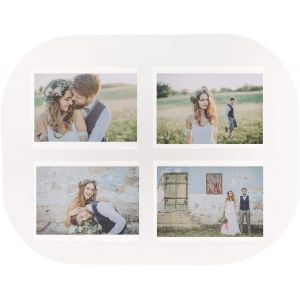 ERYI-® 6 Sets De Table Pour 4 Photos À Personnaliser Soi-Même - 10 X 15 Cm - Neuf