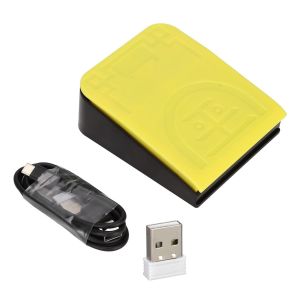 LETNERNY-Pédale De Commutation Au Pied Simple, Sans Fil 2,4 G/Bluetooth/Filaire Usb Clavier D'Ordinateur Programmable Pédale De Commutation Au Pied Haute Sensibilité Pour Pc, - Neuf