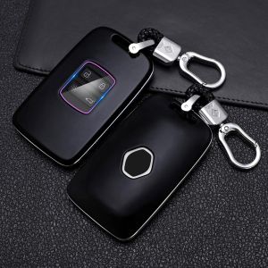 Étui pour clé de voiture 1 pièce (noir), matériau souple, étui pour clé résistant à l'usure, adapté pour Koleos Kadjar Megane Captur Espace - Neuf