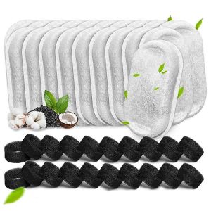 40pcs Filtres D'abreuvoir D'eau Pour Chat Pour 67oz/2l Et 108/3.2l Fontaine Pour Animaux De Compagnie En Acier Inoxydable Remplaceme - Neuf