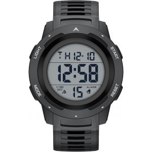 Montre De Sport Num&eacute;rique &Eacute;tanche Pour Homme-Grand &Eacute;cran Facile &Agrave; Lire-Style Militaire Avec Bracelet En Caoutchouc.[J130] - Neuf