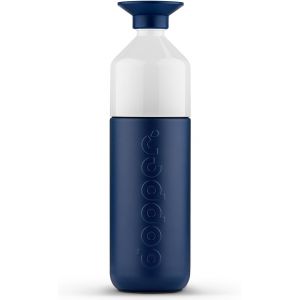 Insulated 1l Breaker Blue - La Bouteille Isotherme 12h De Boisson Chaude, 24h De Boisson Froide - La Gourde Acier Inoxyable D'eau, Th&eacute;, Caf&eacute; - Neuf