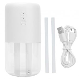 HJLIAN Humidificateur a double pulverisation 280 ml, lumiere ambiante, chargeur USB, pour voiture et bureau - Neuf