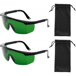 2pcsprotection Laser Pour Appareil D'&eacute;pilation, Lunettes De Protections, Lunette Pour Epilateur, Lunette Anti Uv De S&eacute;curit&eacute;, Maison Ou Salons De Beaut&eacute; Utiliser&iquest;Vert Fonc&eacute;&iquest; - Neuf