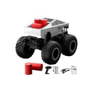 Cybertruck t&eacute;l&eacute;command&eacute; 2,4 GHz, voiture tout-terrain 4x4 avec lumi&egrave;res LED et t&eacute;l&eacute;commande - Neuf