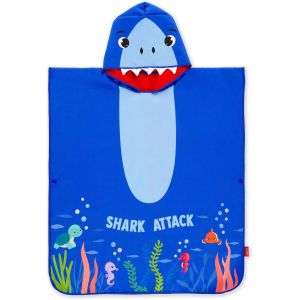 Eryi-- Serviette De Plage Pour Enfants, Serviette Poncho, Peignoir En Microfibre, Compacte, Légère, Séchage Rapide, Ultra-Absorbante, Serviette À Capuche, Taille Unique - Neuf