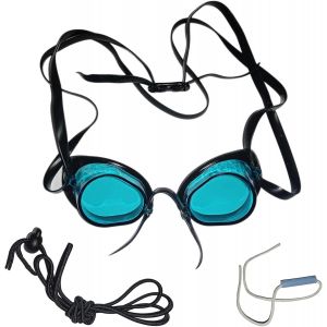 Letnerny-Lunettes De Natation De Type Suédois - Lunettes De Piscine Avec Bord En Caoutchouc, Anti-Buée Et Protection Uv - Modèle Suédois Pour Nageurs Professionnels - Neuf