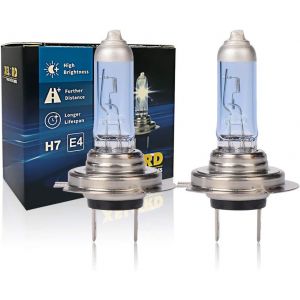 Kal-55w 12v Halogènes Ampoules Pour Phares De Voiture,Feux De Route/Croisement De Remplacement,Certification E-Mark (2 Pièces)U2026 - Neuf