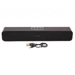 Barre de son Bluetooth sans fil 5 modes de lecture R&eacute;duction du bruit Son surround 1200mAh Bluetooth 5.0 Bar Haut-parleur - Neuf