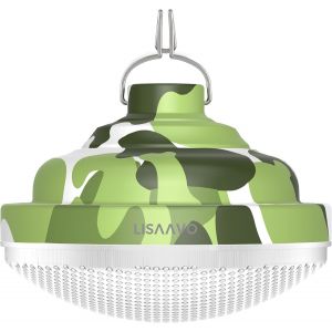 Eryi-Lampe De Camping 5200 Mah - Lanternes De Camping Électriques Rondes Sans Fil Usb - Lanternes D'extérieur Led Rechargeables - Couleur Camouflage - Neuf