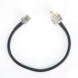 C&acirc;ble coaxial 50-3 50 ohms BNC m&acirc;le vers UHF PL259 m&acirc;le Ligne de conversion pour applications larges - Neuf