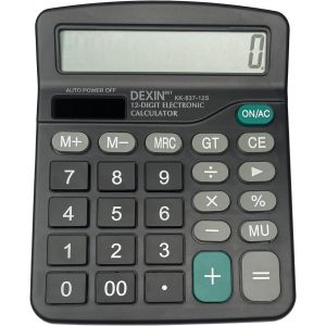 Calculatrice, Calculette de Bureau Solaire Grand Boutons et &Eacute;cran LCD &agrave; 12 Chiffres, pour Maison et &Eacute;cole,Mini Calculatrice Fonction Standard, Nior - Neuf