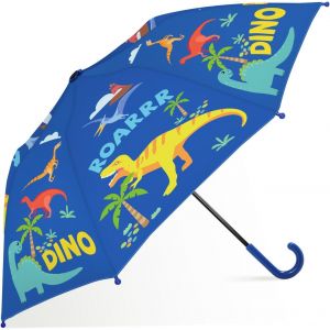 Parapluie Enfant Avec Housse, Coupe-Vent Et Durable Parapluie Pour Filles Garçons, Facile À Transporter Parapluie Pliant Enfant, Parapluie Canne Avec Un Motif Mignon (Fête Des Animaux) - Neuf